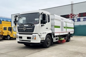 宏宇东风16m³洗扫车(白色箱体)